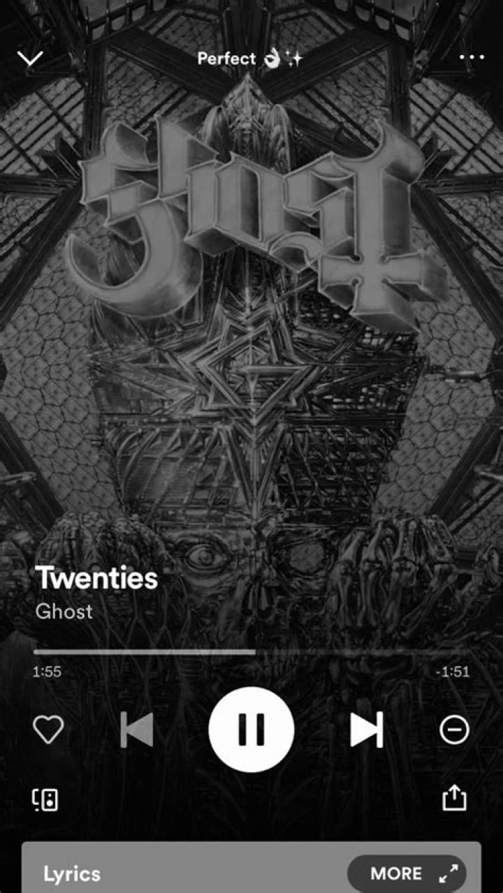 LYRICS: Ghost – Twenties